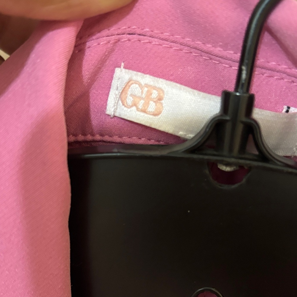GB girls Rose-Pink Cropped Double-Breasted Blazer - Picture 2 of 3